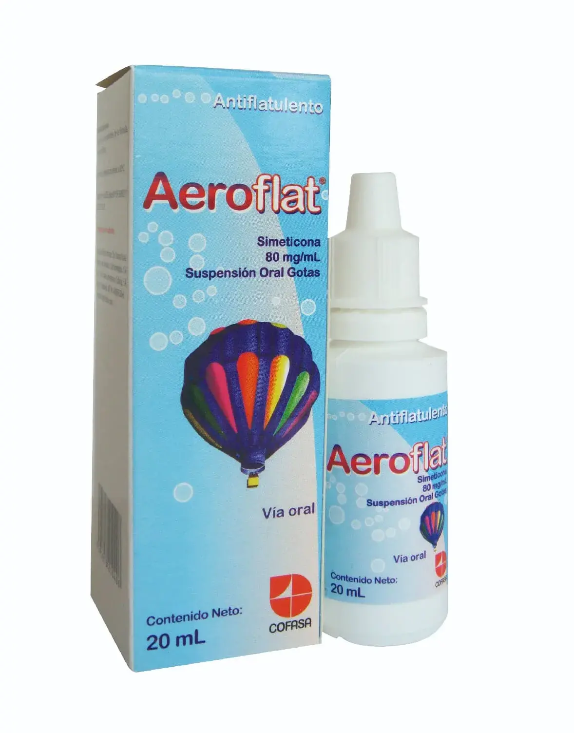 Aeroflat Suspensión Gotas 80Mg/ML x 20 Ml