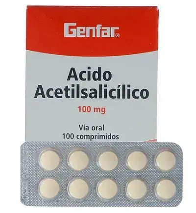 Acido Acetilsalicílico 100Mg Blister X 10 Tab